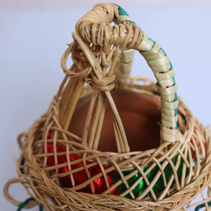 Small Decorative Kashmiri Kangri With Hangings - Image 5