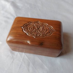 Naqashi Walnut Wood Box Gyawun