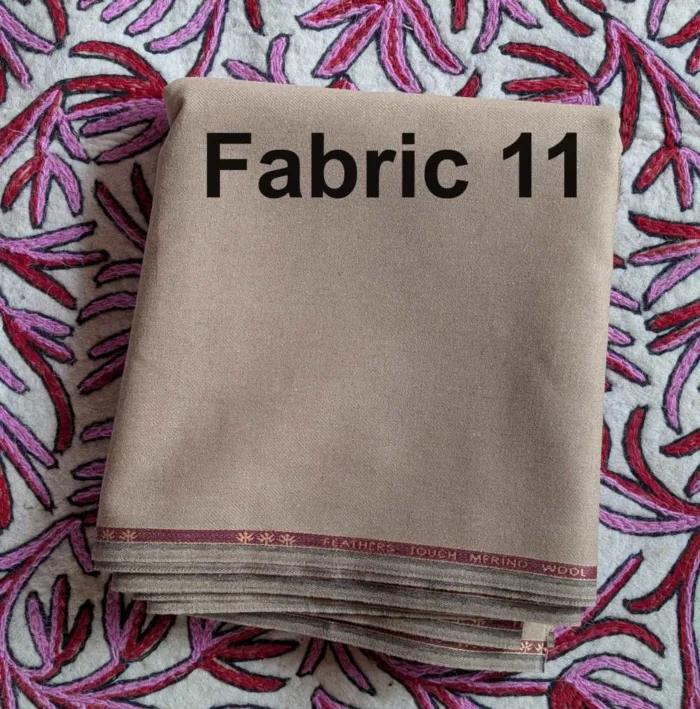 Plain Tweed Fabric 11