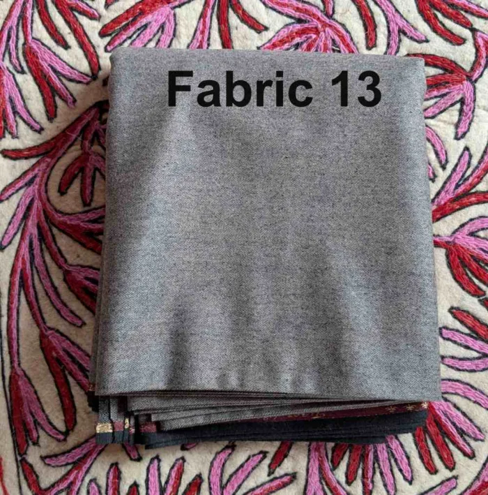 Plain Tweed Fabric 13a