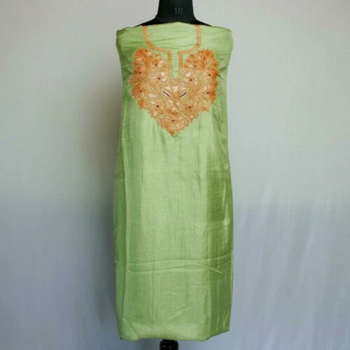 green silk golden tilla suit1