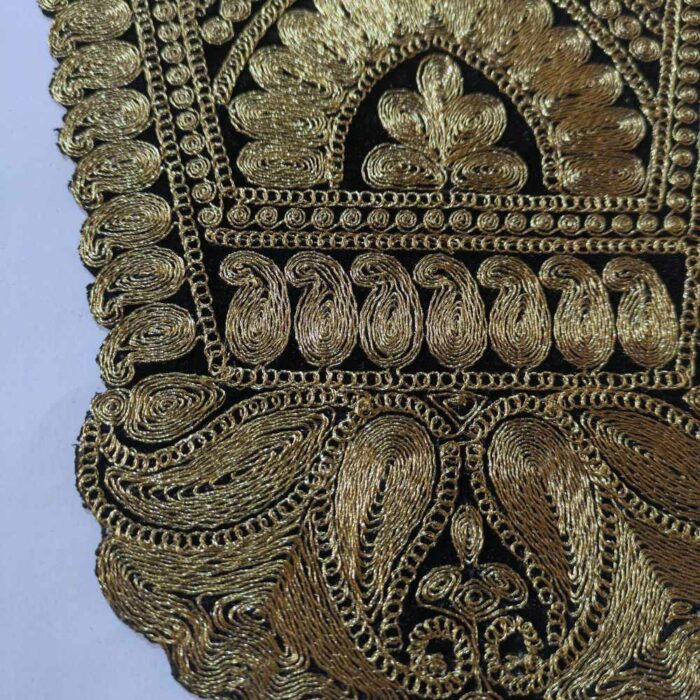 Jhelum Golden Black Neck Tilla Patch - Image 2