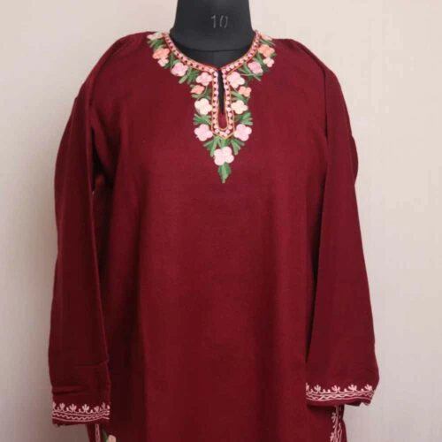 kashmiri woolen kurti 20231204 11