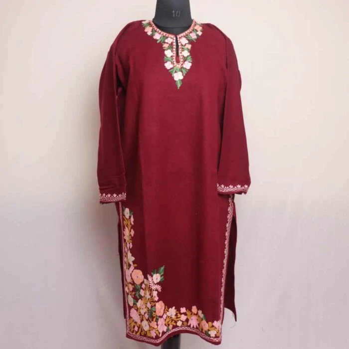 kashmiri woolen kurti 20231204 12