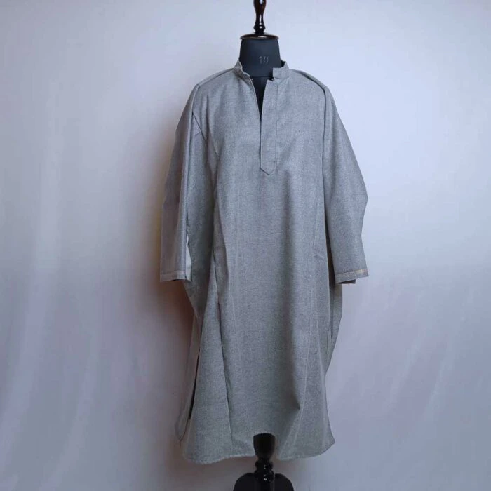 Grey Beigh Traditional Mens Kashmiri Pheran L44