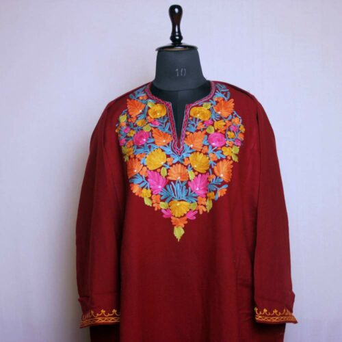 Kashmiri pheran dress 20240202 02