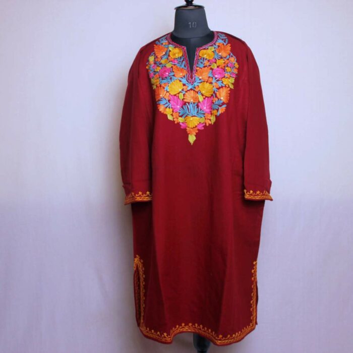 Kashmiri pheran dress 20240202 03