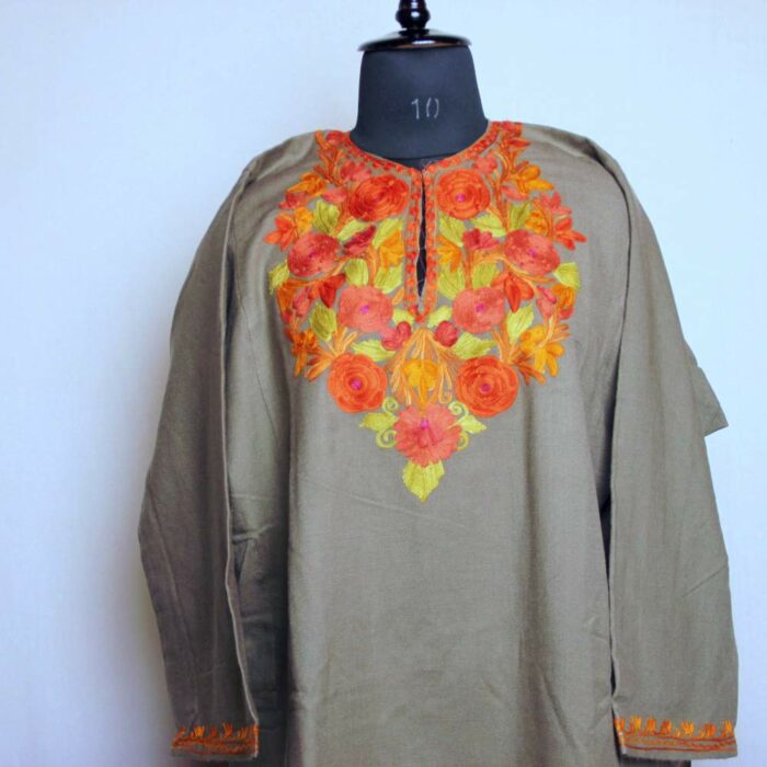 Kashmiri pheran dress 20240202 11