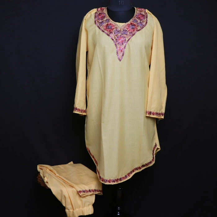 yellow kurta payjama set short