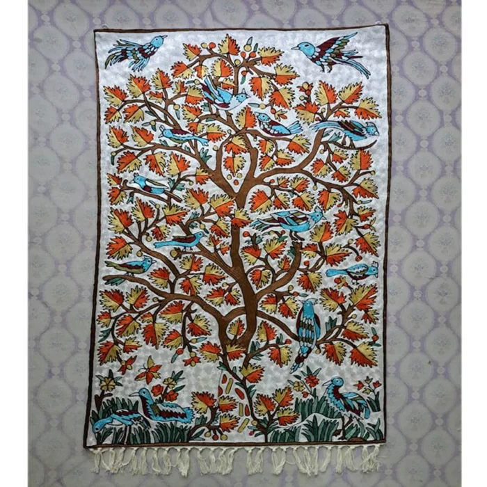 Kong Posh Tree of Life Handmade Chainstitch Wall Hanging