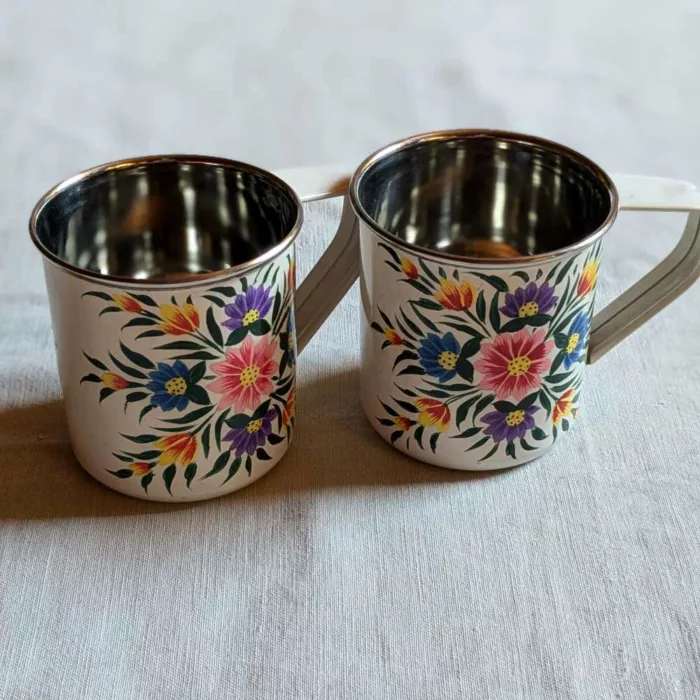 Kashmiri enamelware cup 20240708 02