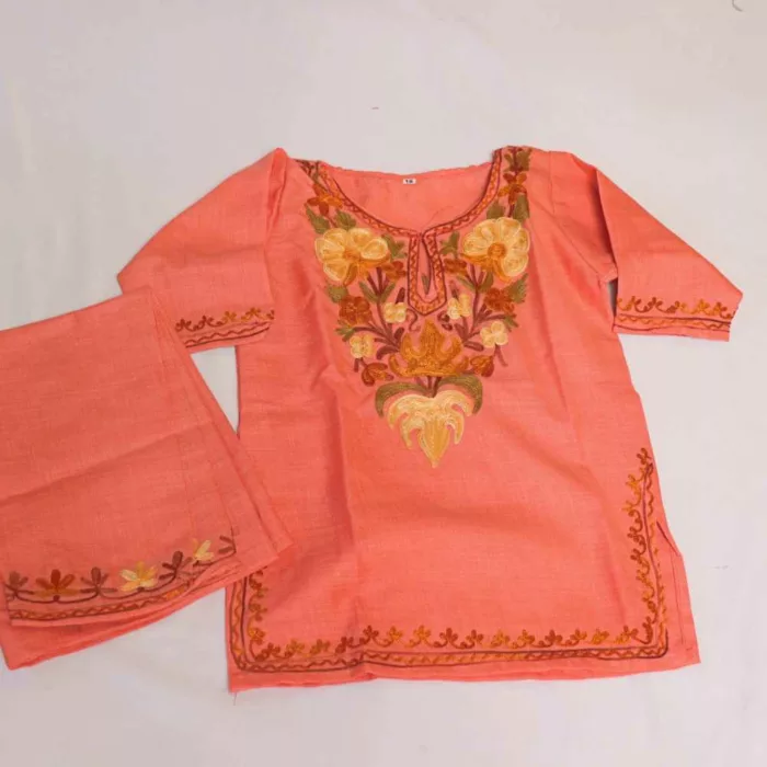 Kashmiri kids girls dress20240706 149