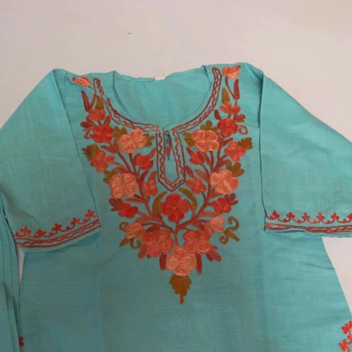 Kashmiri kids girls dress20240706 153