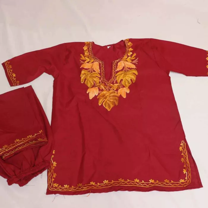 Kashmiri kids girls dress20240706 164