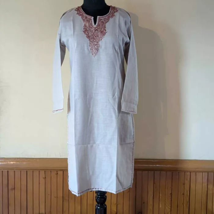 Kashmiri kurtis with embroidery20240726 07 jpg