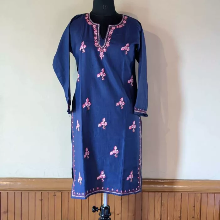 Kashmiri kurtis with embroidery20240726 19 jpg