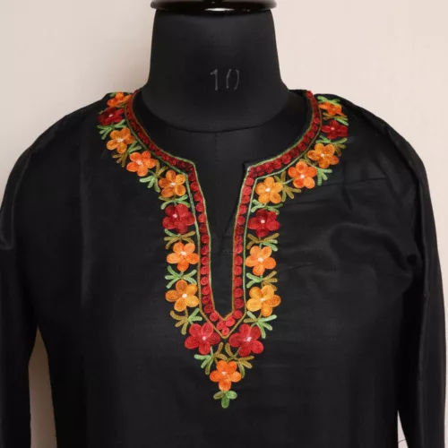 black cotton kurti 3