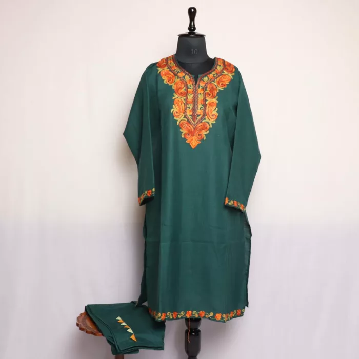 dark green set kashmiri suit 2 jpg