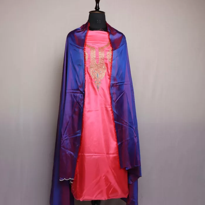 pink silk kashmiri tilla suit 1 jpg