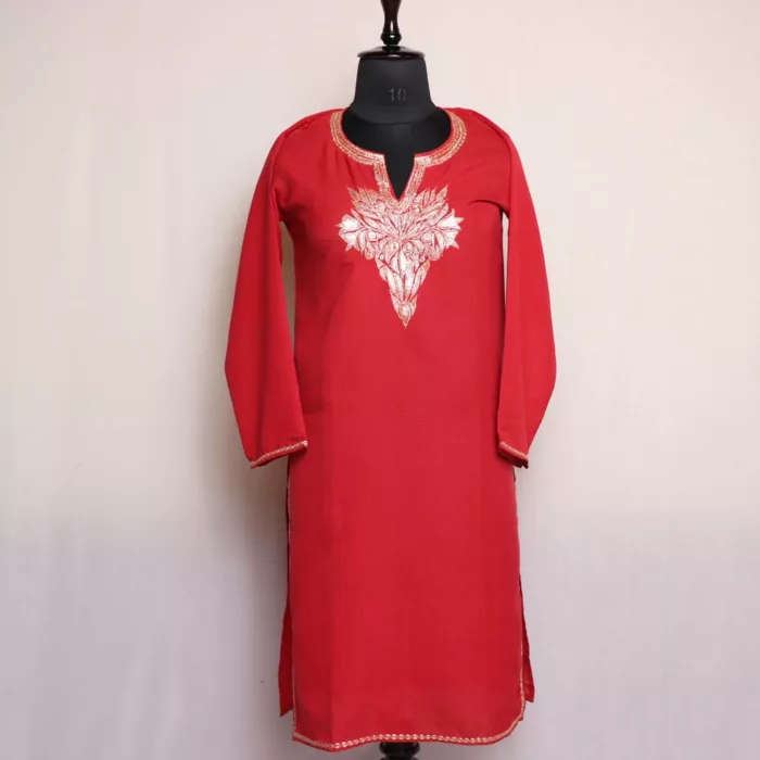 red tilla kurti 1 jpg