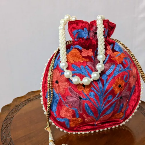 Kashmiri bags with embroidery potli 20240813 23