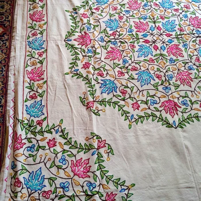 Kashmiri bedsheet crewel2 20240817 02