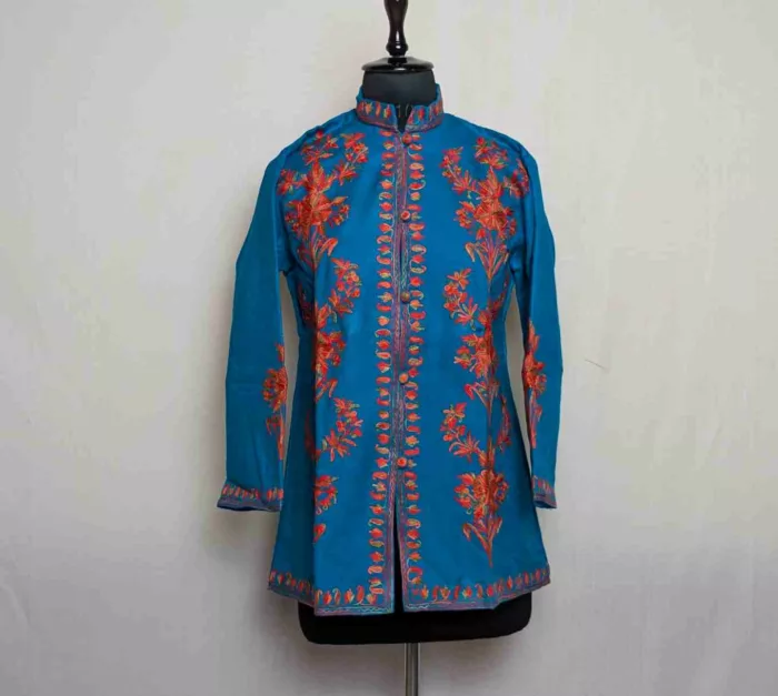 Kashmiri jacket with embroidery20240815 05