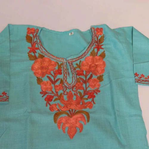 Kashmiri kids girls dress20240706 103