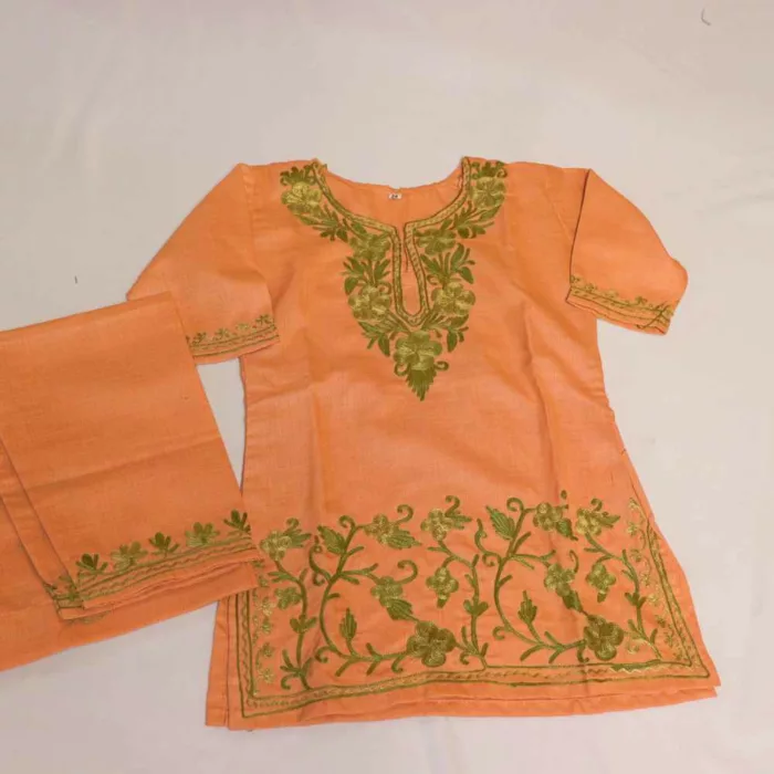 Kashmiri kids girls dress20240706 111