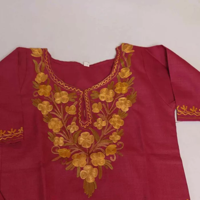 Kashmiri kids girls dress20240706 112