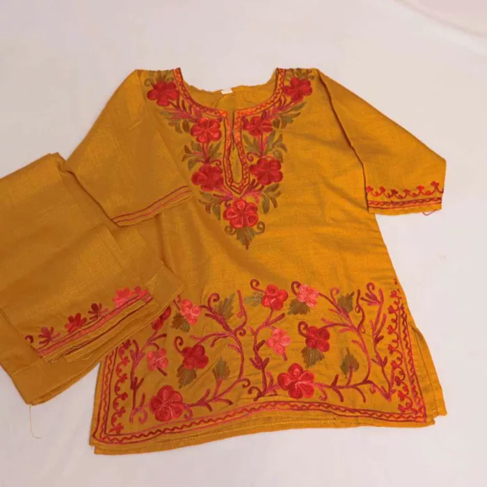 Kashmiri kids girls dress20240706 54