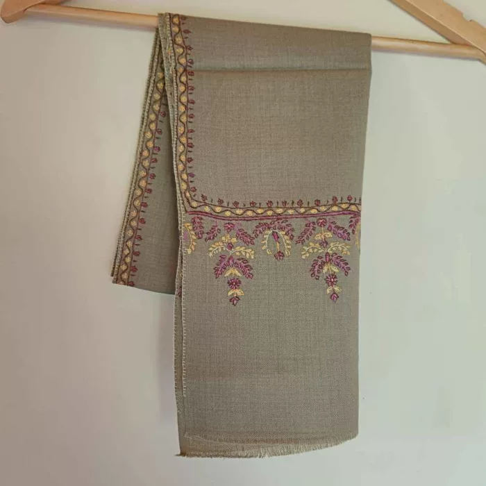 Kashmiri muffler hand embroidery 20240805 04