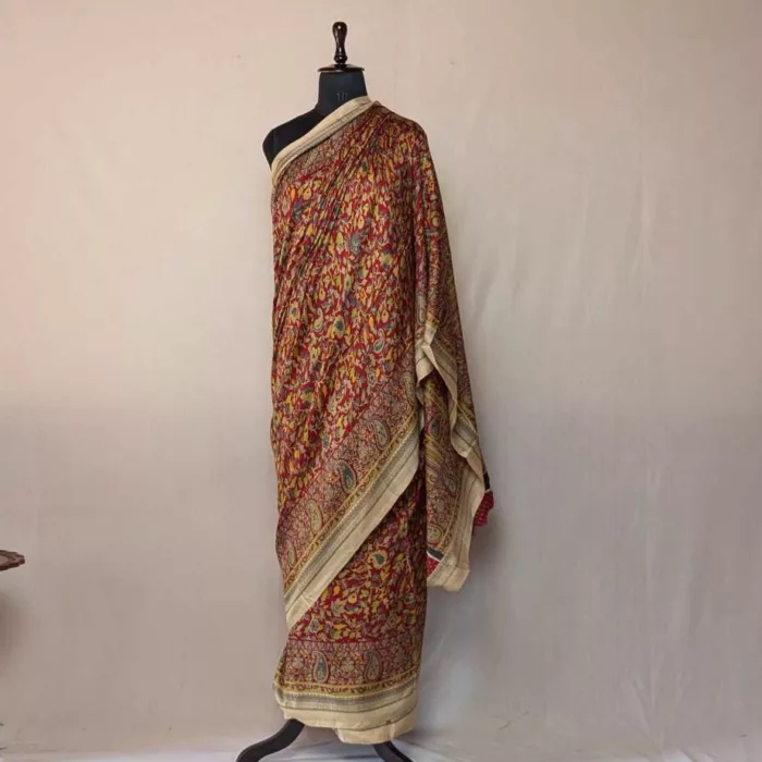 Kashmiri saree kani maron full jpg