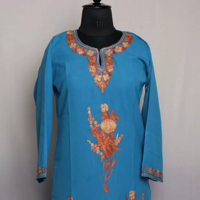 blue kurta set 2 jpg