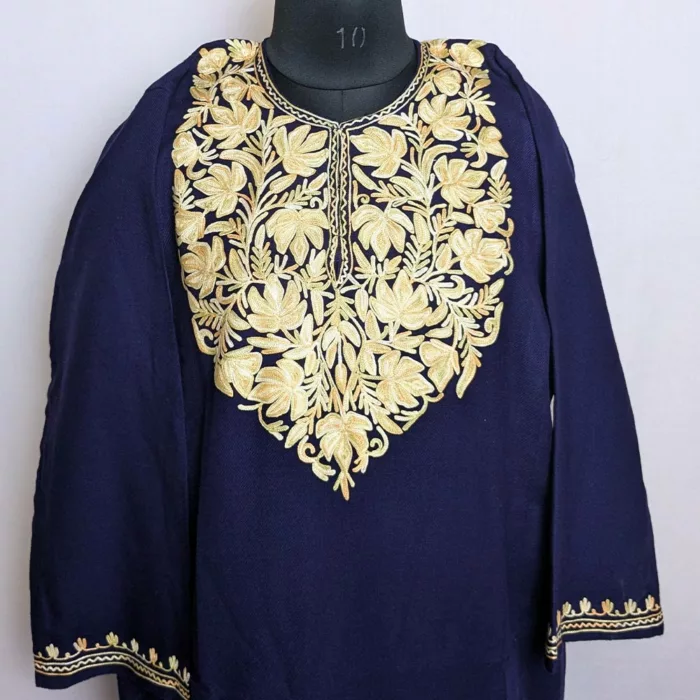 dark blue kashmiri pheran jpg