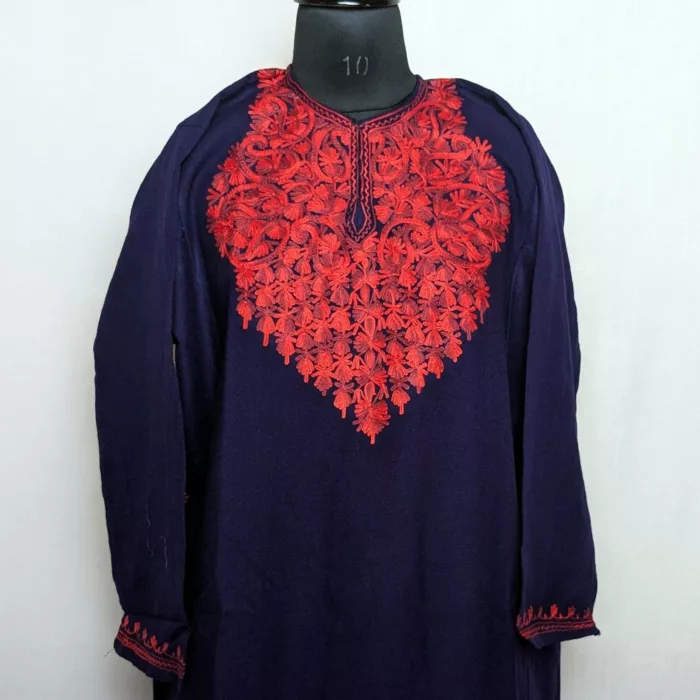 dark blue maroon aari pheran jpg