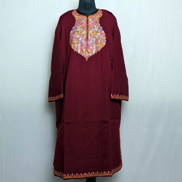 maroon aari pheran jpg