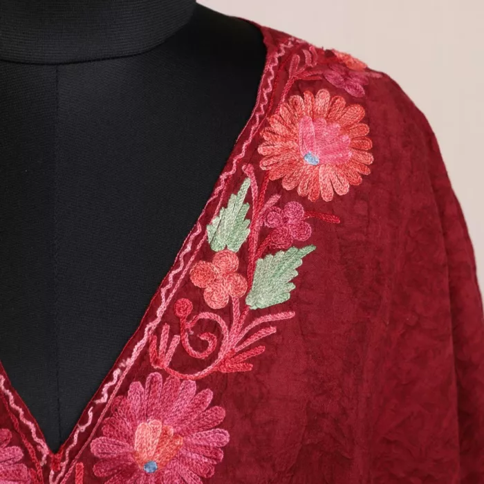 maroon kaftan 3