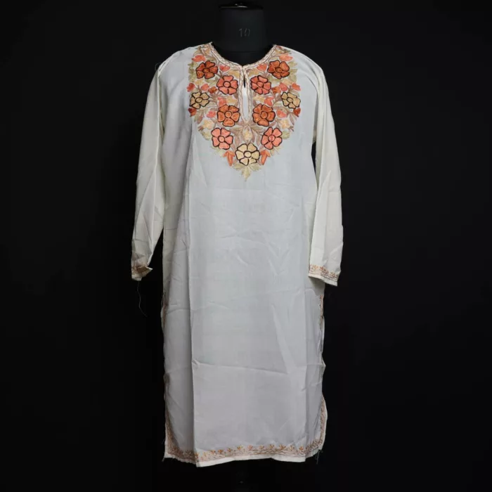 white floral kurta 1 jpg