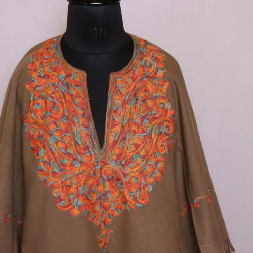 Poncho from kashmir with aari embroidery 20240925 02