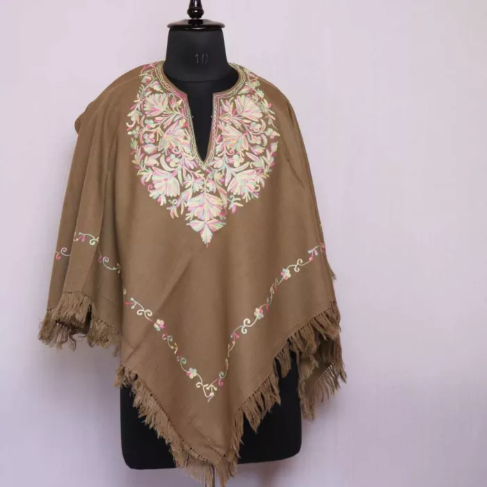 Poncho from kashmir with aari embroidery 20240925 06 jpg