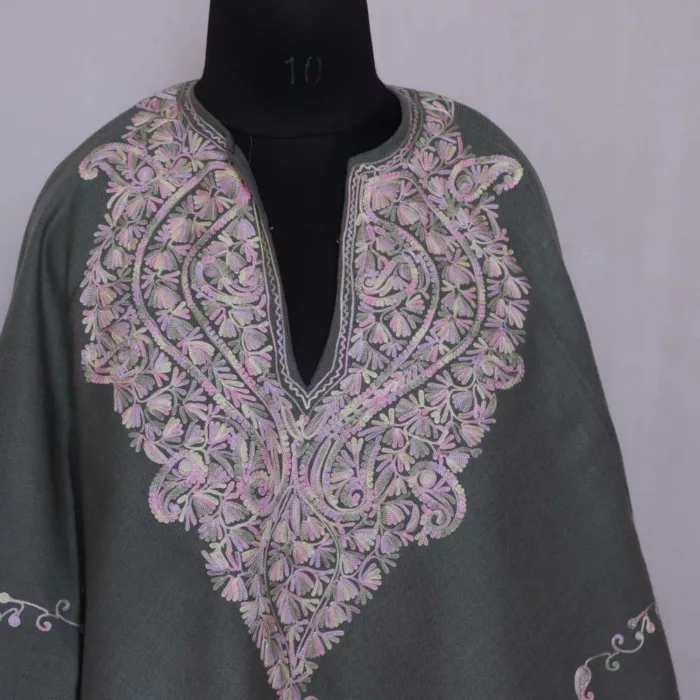 Poncho from kashmir with aari embroidery 20240925 14