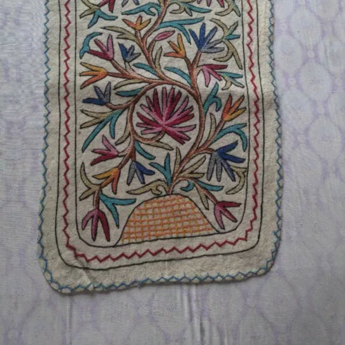 Kashmiri Plant Life Namda Rug 4