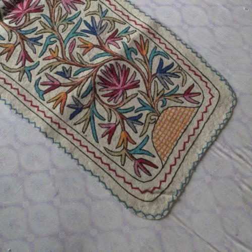 Kashmiri Plant Life Namda Rug 6