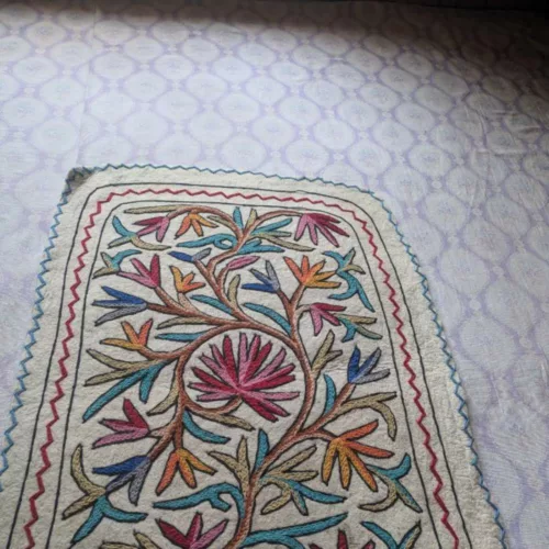 Kashmiri Plant Life Namda Rug 7