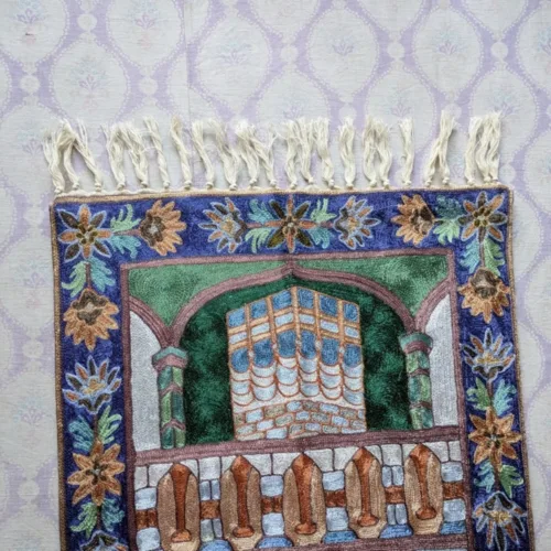 Kashmiri Prayer Mate Silk Stitched 30