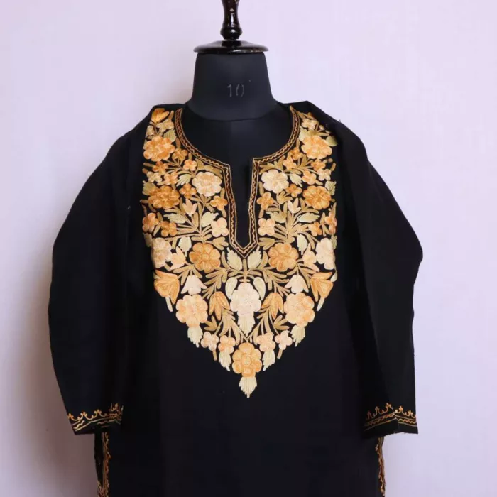 Kashmiri feran dress female winter 14 2