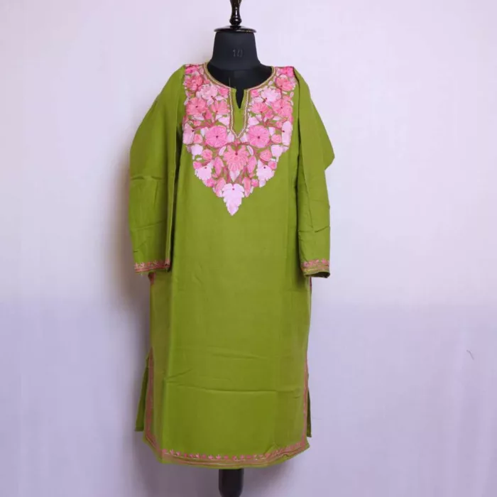 Kashmiri feran dress female winter 21 jpg