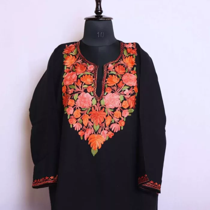 Kashmiri feran dress female winter 23 jpg