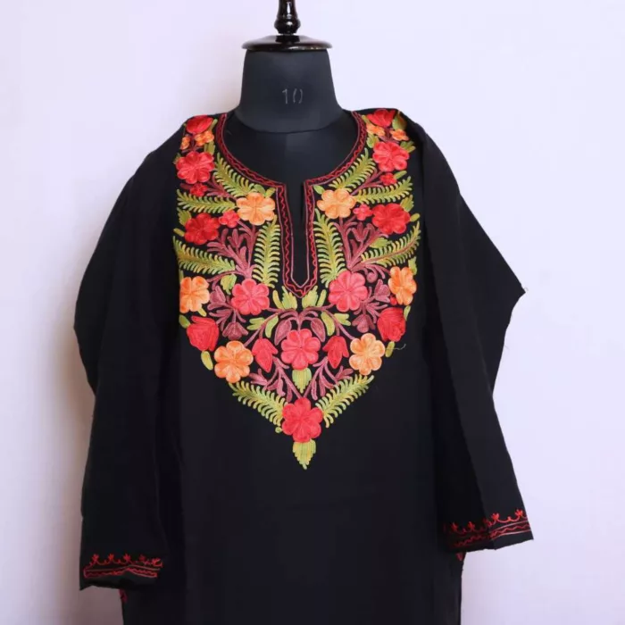 Kashmiri feran dress female winter 35 jpg